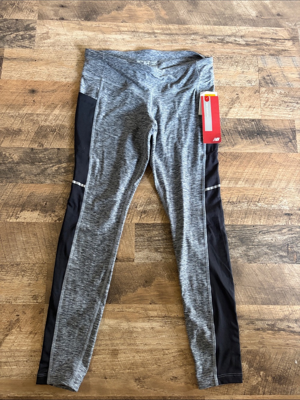 New Balance Gray and Black Performance Workout Pants